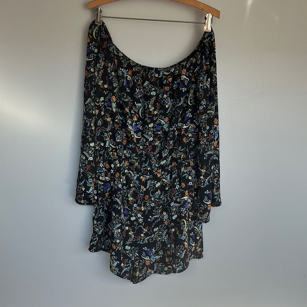 Lumiere off the shoulder romper Medium